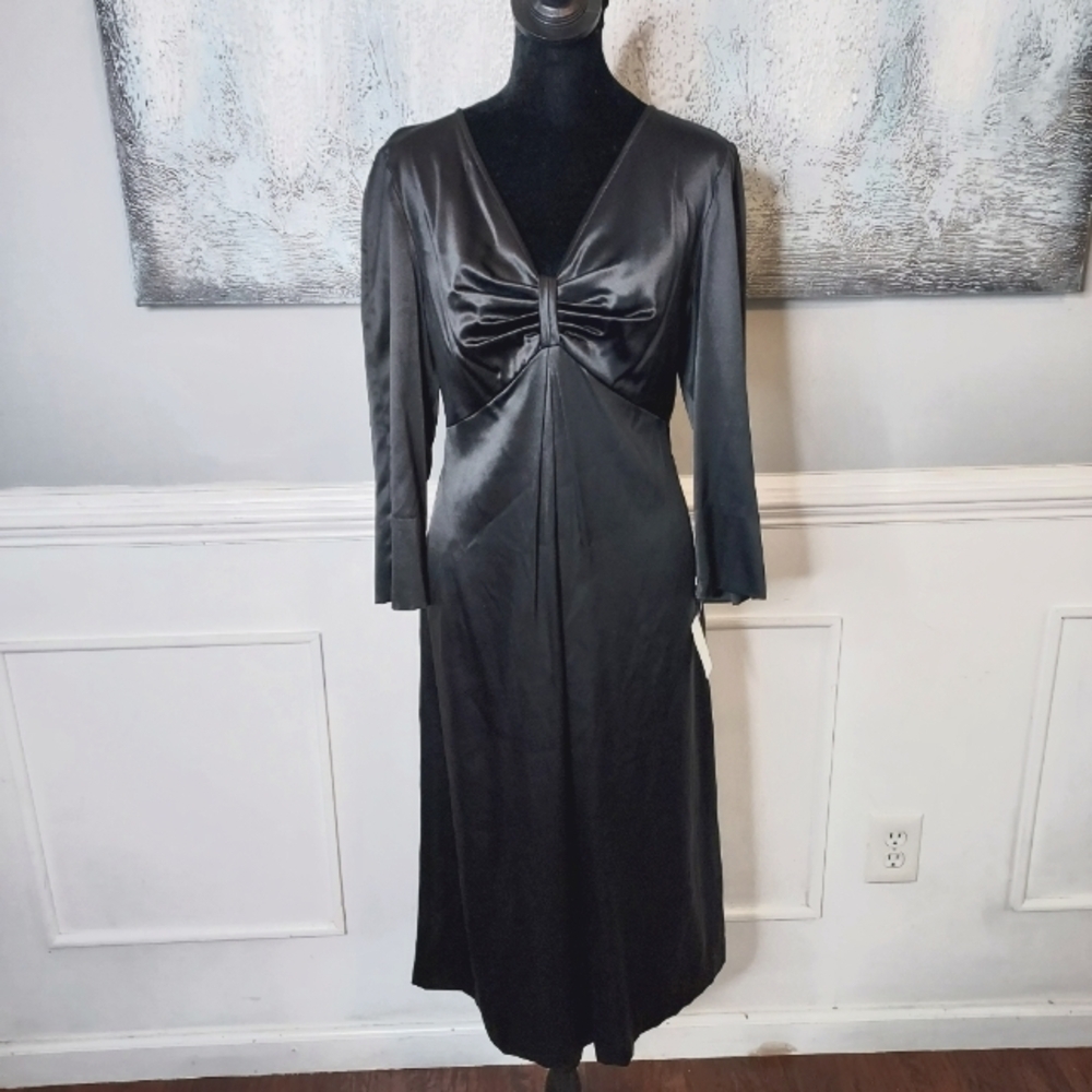 Doncaster Collection Black Silk  Dress